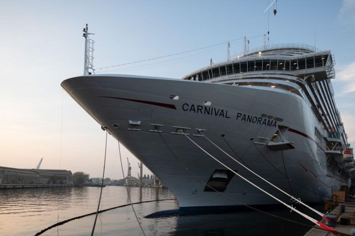 NAVI DA CROCIERA, PRESENTATA A MARGHERA “CARNIVAL PANORAMA” - 