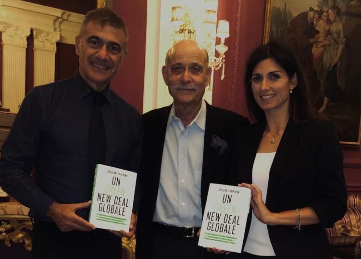 PECORARO SCANIO E RIFKIN INCONTRANO RAGGI “GREEN NEW DEAL PER ROMA” - 