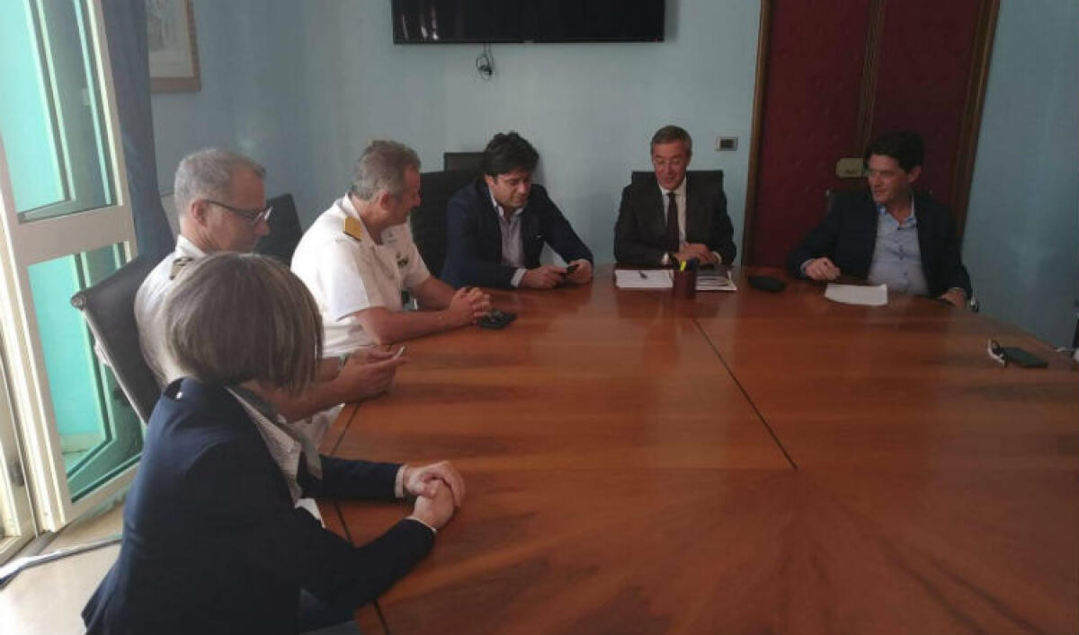 Direttore marittimo Isidori in città, incontro in Comune: Casciana, "fondamentale rilancio portualità" - L'incontro in municipio