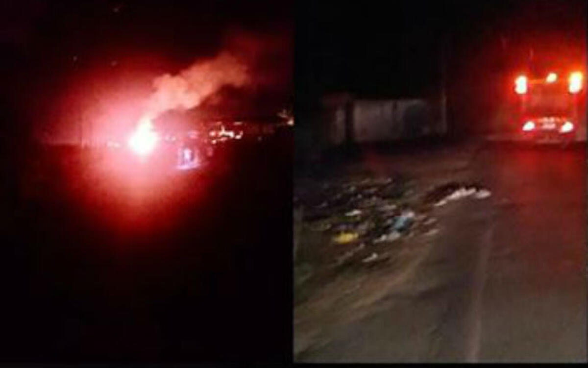 Fiamme al carico di un mezzo Tekra, nuova probabile intimidazione all'azienda in Campania - Le immagini dell'incendio al carico dell'autocompattatore