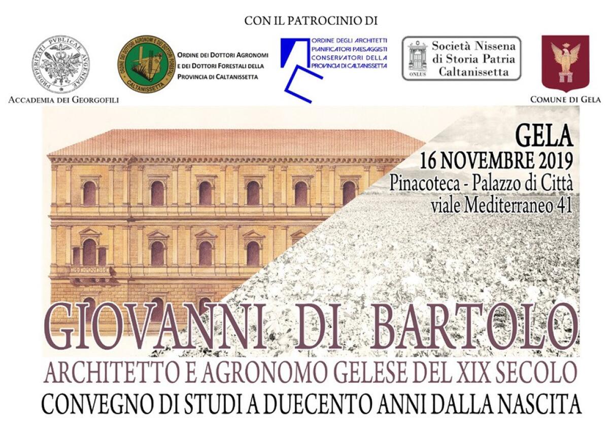 Un artista dimenticato, architetti e agronomi ricordano la figura di Di Bartolo - 