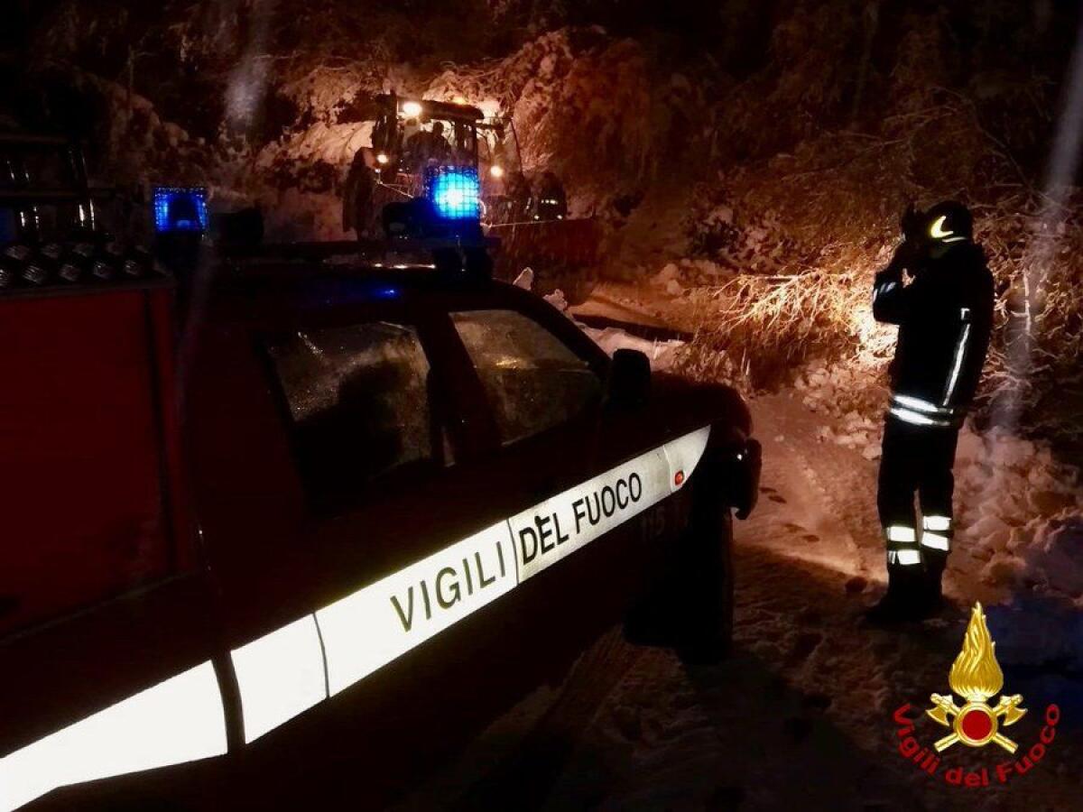 MALTEMPO, 2200 INTERVENTI DEI VIGILI DEL FUOCO - 