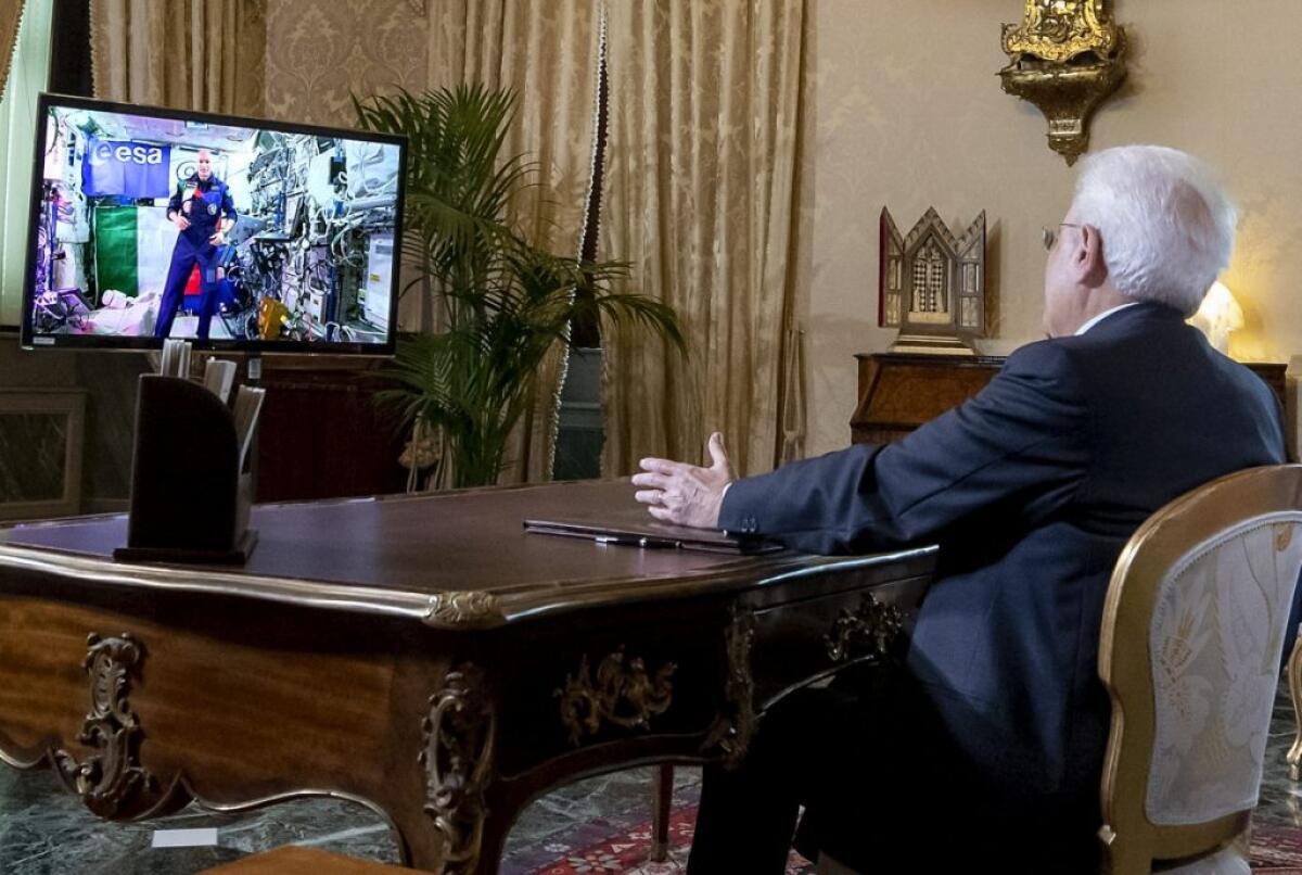 MATTARELLA A PARMITANO “DAGLI ASTRONAUTI UN MESSAGGIO DI PACE” - 