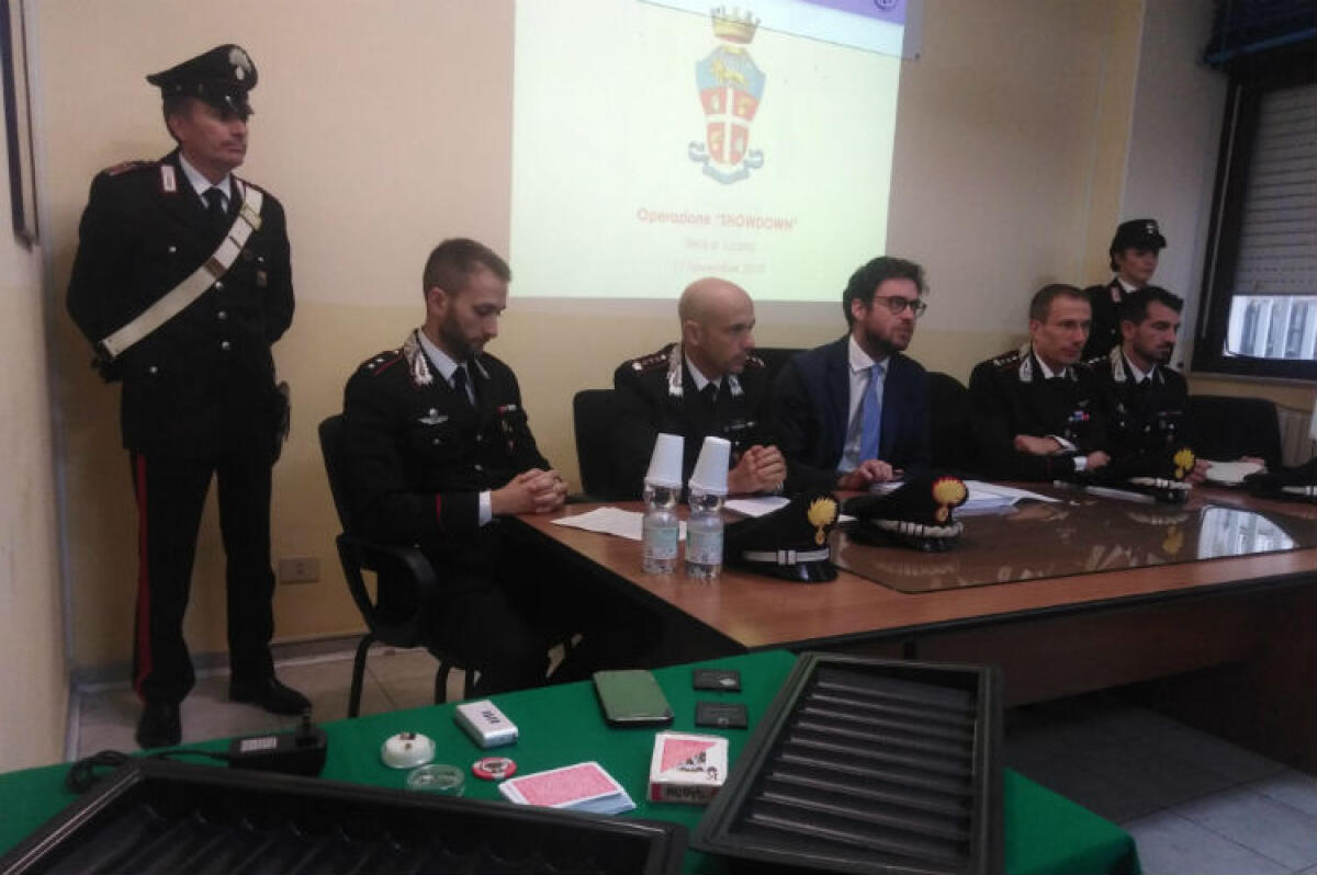 Blitz "Showdown", indagati si difendono: ""Pina" non la usavamo sempre...giocavano in altre bische" - I carabinieri e i pm della procura hanno individuato il sistema usato per controllare le giocate