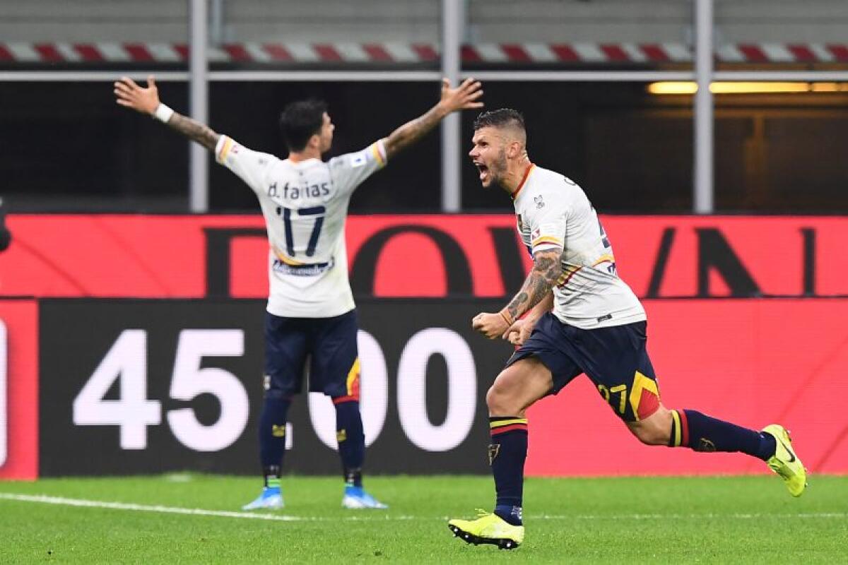 CAGLIARI AVANTI 2-0 POI SI FA RIMONTARE DAL LECCE NEL RECUPERO - 