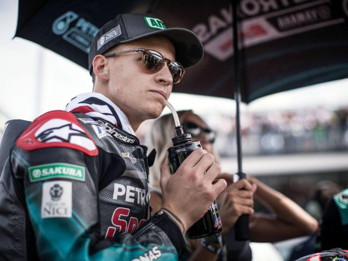 QUARTARARO DOMINA LE LIBERE A VALENCIA, DOPPIA CADUTA PER ROSSI - 