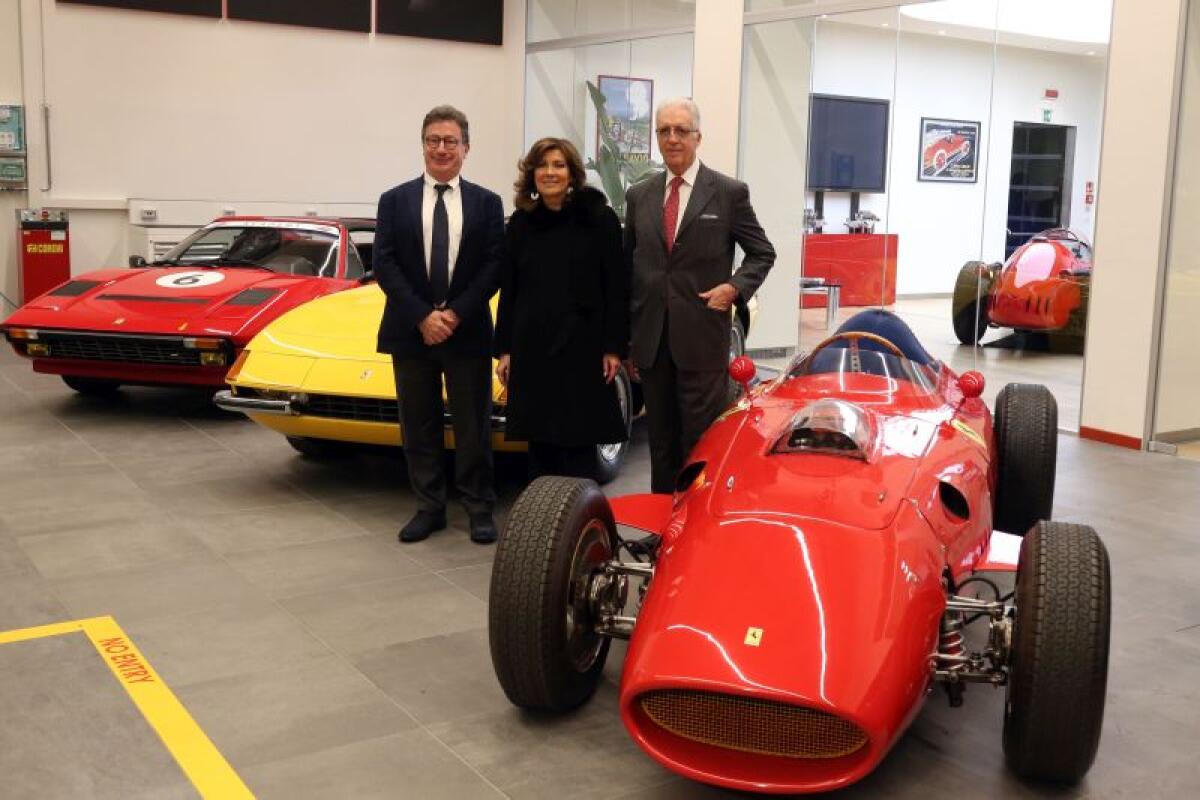 IL PRESIDENTE DEL SENATO IN VISITA ALLA FERRARI - 