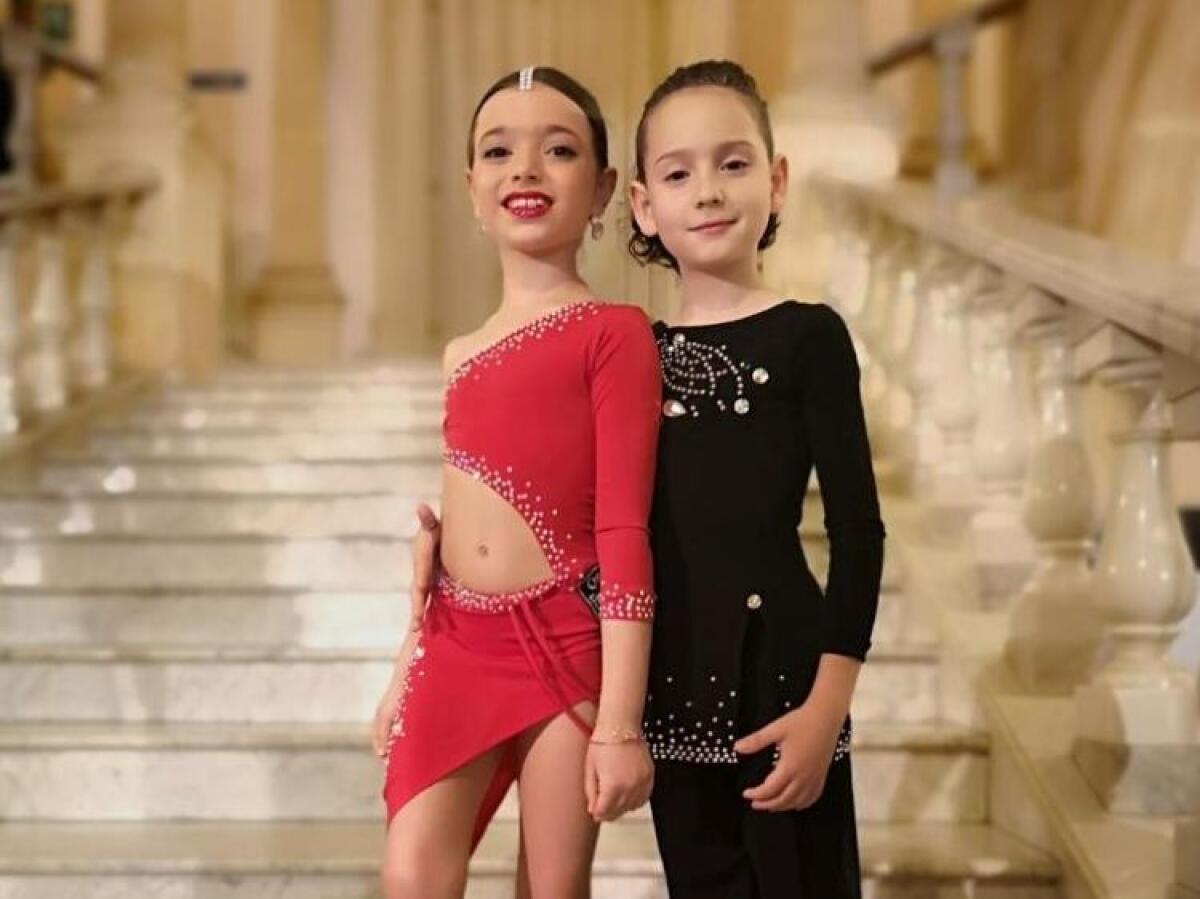Coppia di ballerini gelesi ai campionati mondiali di latino americano -