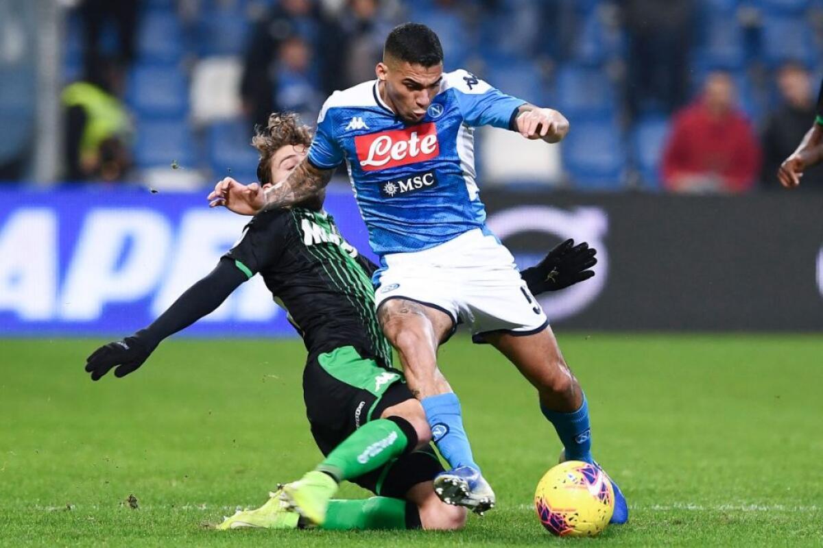 IL NAPOLI BATTE IL SASSUOLO IN EXTREMIS - 