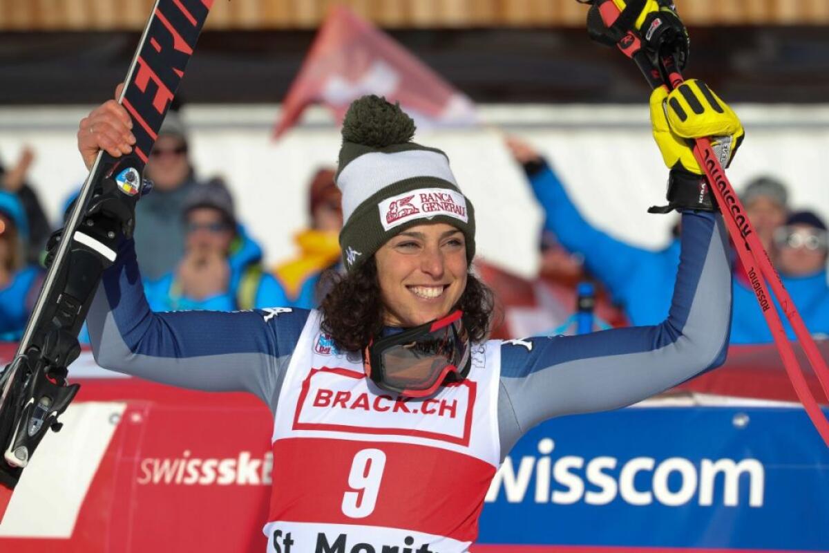 BRIGNONE VINCE IL GIGANTE DI COPPA DEL MONDO A COURCHEVEL, BASSINO 7^ - 