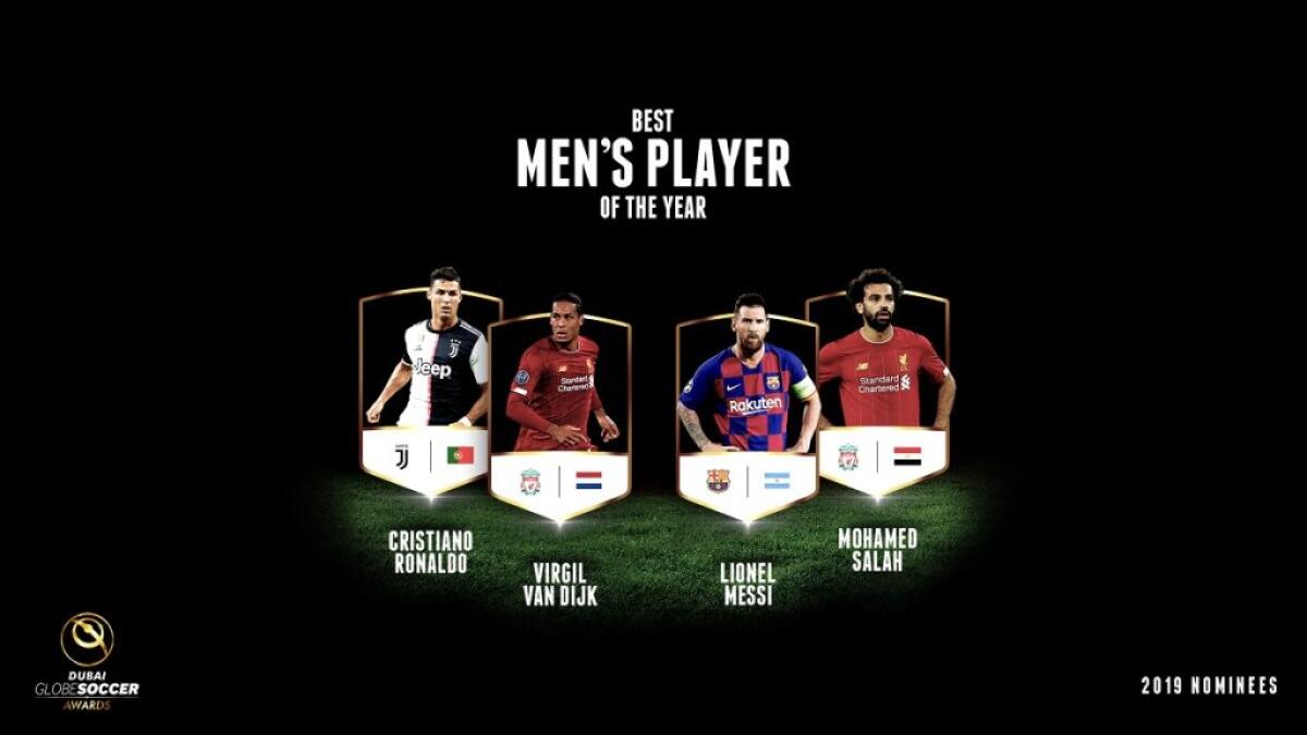 GLOBE SOCCER AWARDS 2019, CR7 FRA I CANDIDATI A GIOCATORE DELL’ANNO -