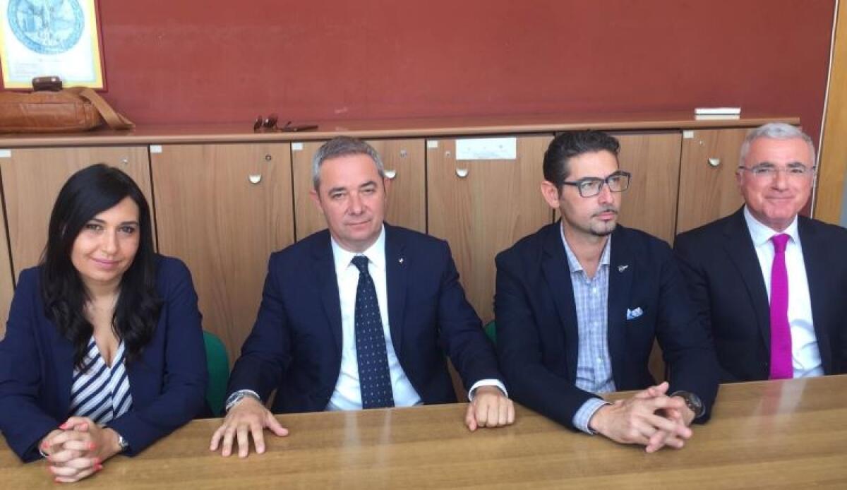 "L'assessore è Gnoffo non Caci", Fi: "Consigliere invade campo...troppo presenzialismo" - Mancuso, l'assessore Gnoffo e i consiglieri Luigi Di Dio e Carlo Romano (immagini di repertorio)