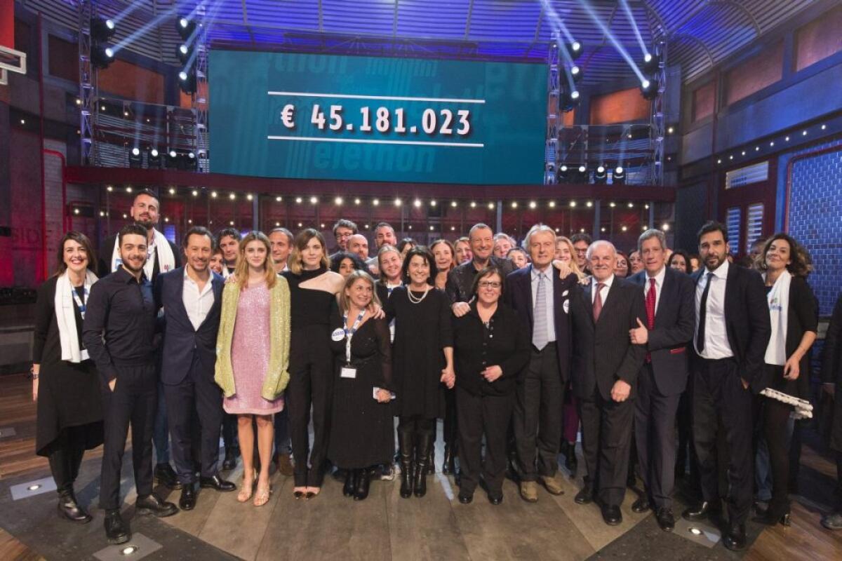 TELETHON, NEL 2019 RACCOLTI 45 MILIONI PER LA RICERCA - 