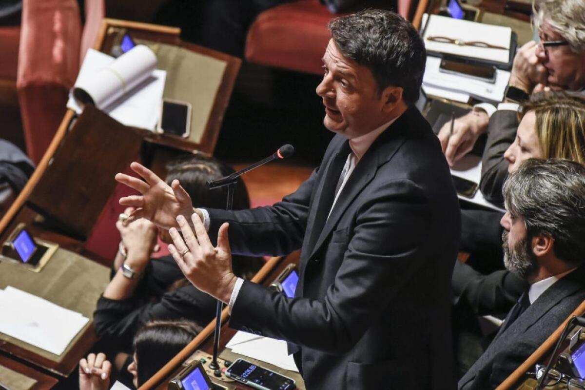 RENZI “I MAGISTRATI PRETENDONO DI DECIDERE COS’È UN PARTITO” -