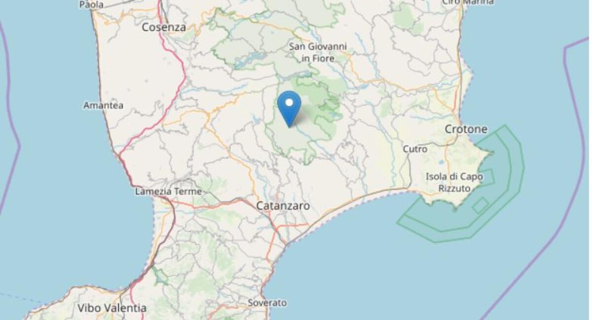 TERREMOTO DI MAGNITUDO 4.0 NEL CATANZARESE, DUE SCOSSE ANCHE IN SICILIA - 