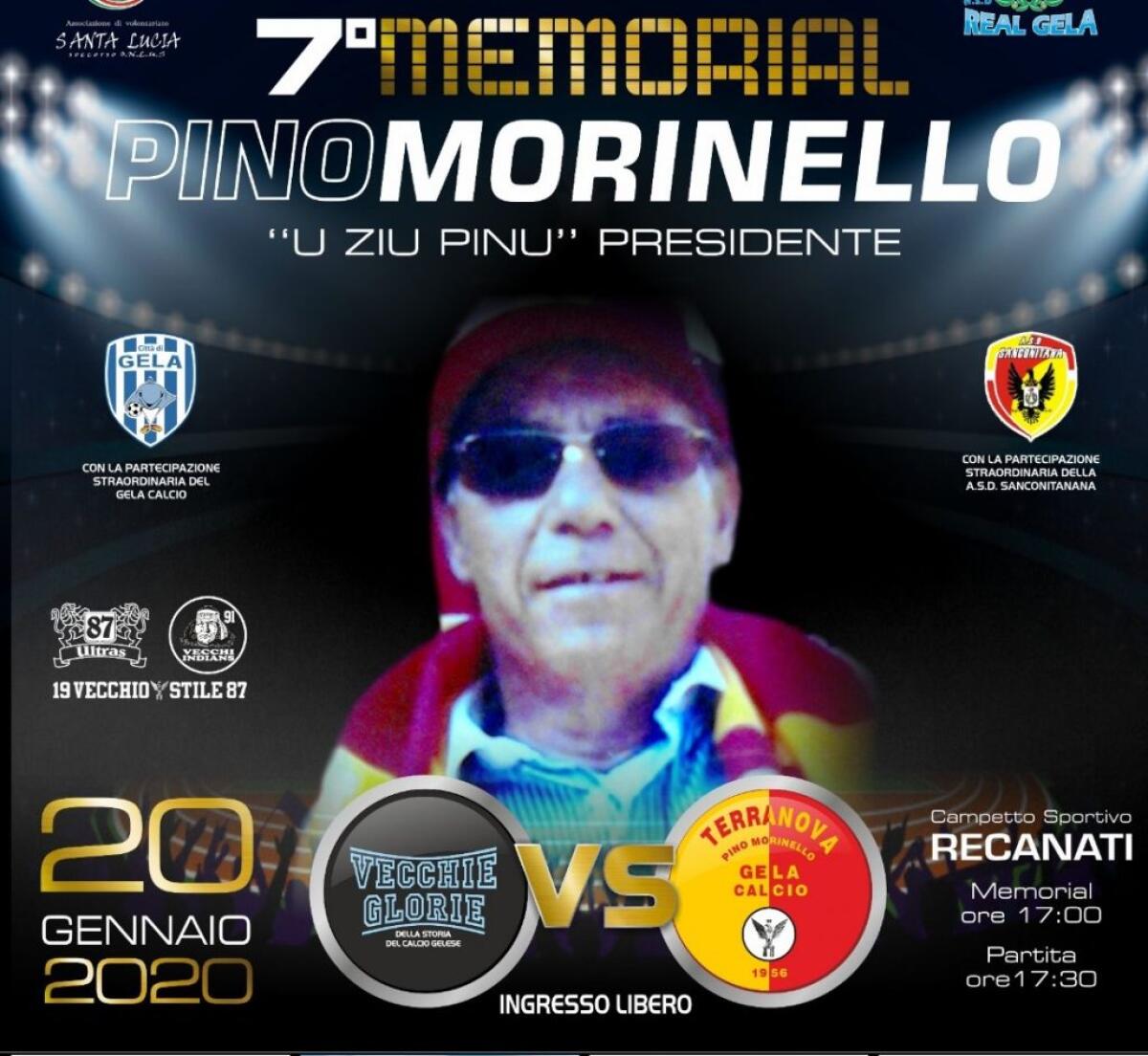 Il 20 gennaio la 7^ edizione del memorial Morinello - 