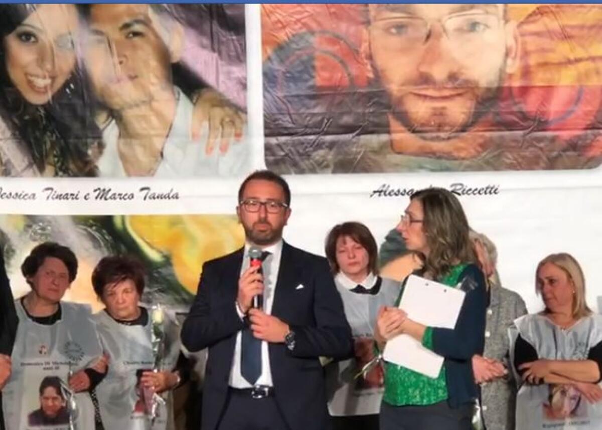 BONAFEDE A RIGOPIANO “SCUSE DA STATO PER NON AVERE DIFESO VITE” - 