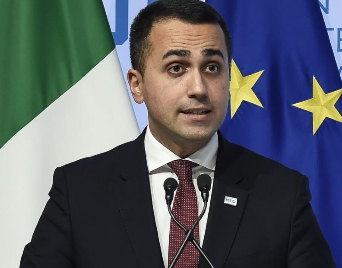 DI MAIO “NON ESISTE SOLUZIONE MILITARE IN LIBIA” - 
