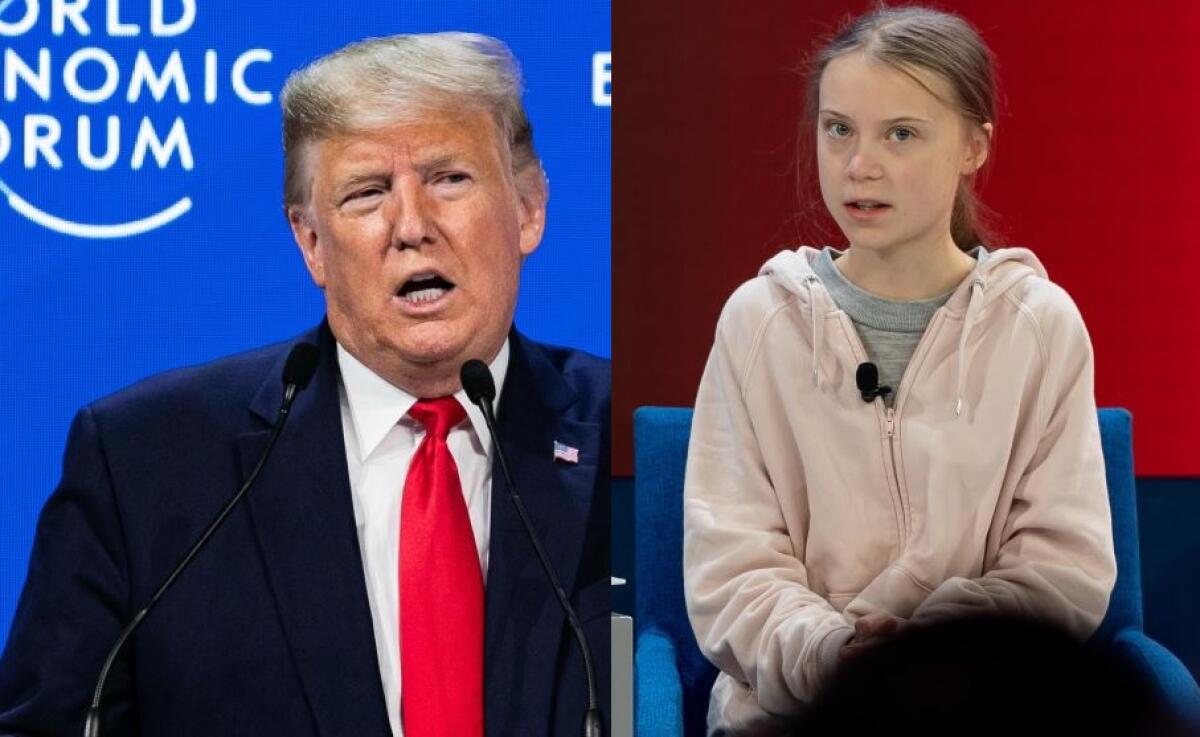 A DAVOS DUELLO A DISTANZA TRUMP-THUNBERG SULL’EMERGENZA CLIMA - 