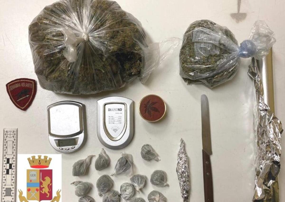Quasi 300 grammi di marijuana nascosta nel frigo, arrestato un 19enne nisseno - 