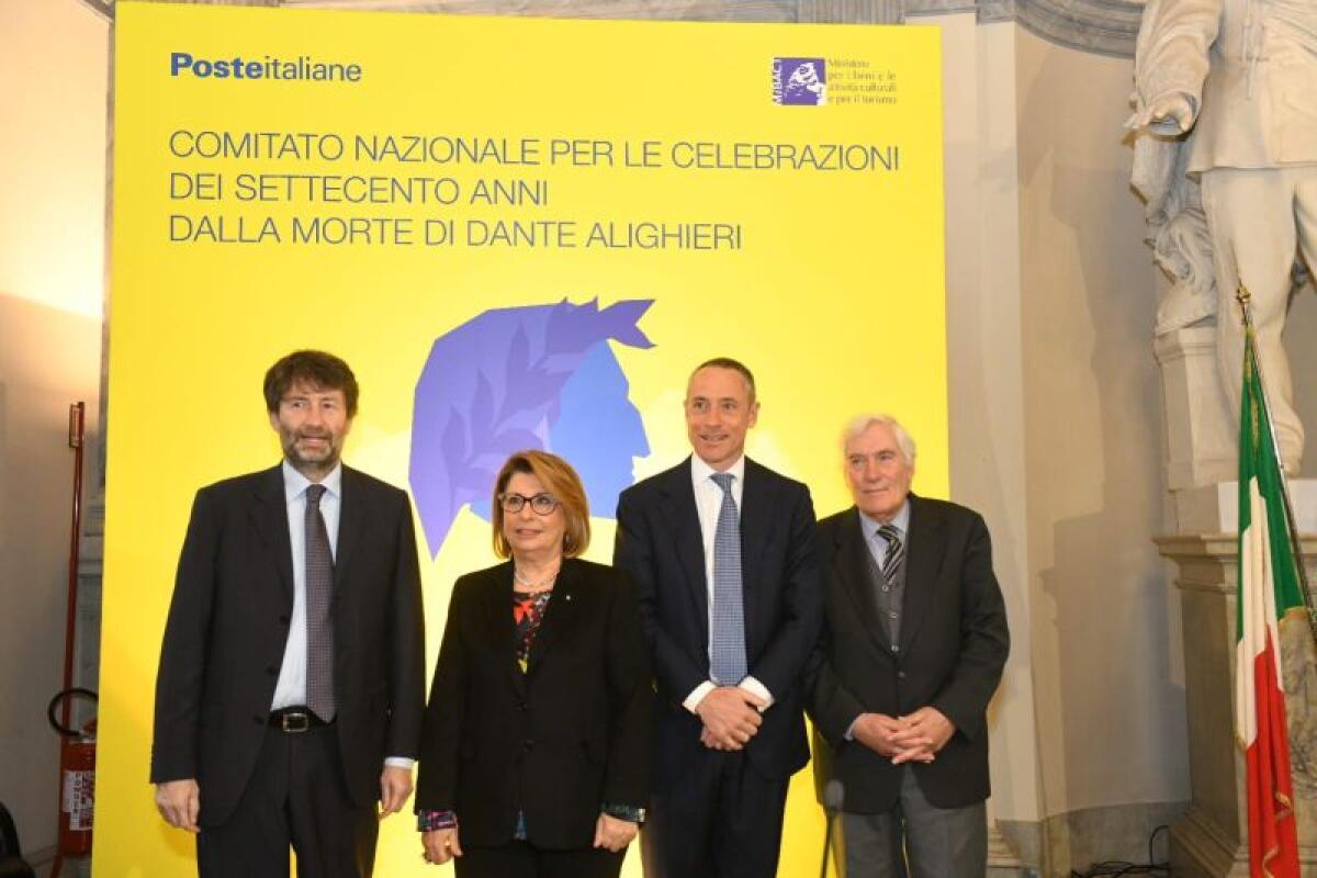 POSTE SOSTIENE LE CELEBRAZIONI PER I 700 ANNI DI DANTE ALIGHIERI - 