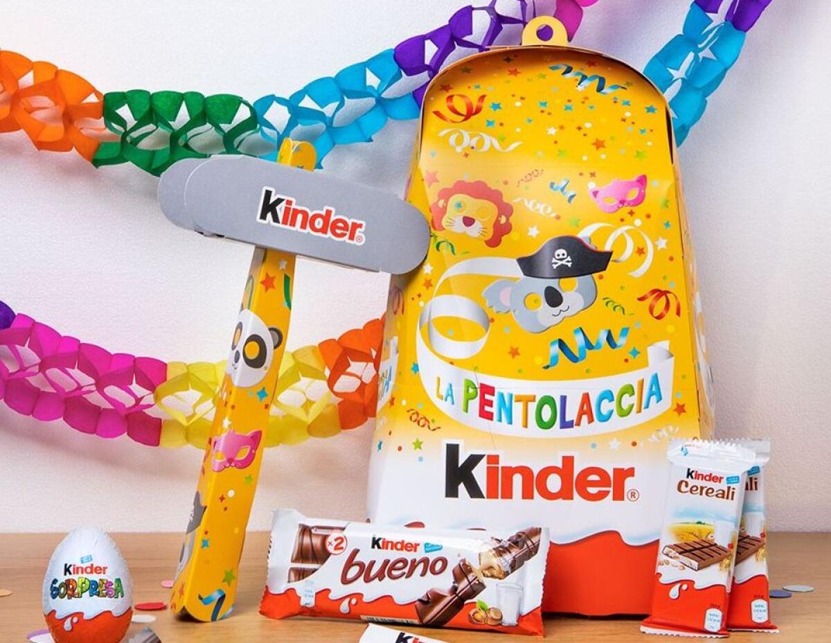 Kinder animerà il Carnevale di Viareggio con la Pentolaccia -