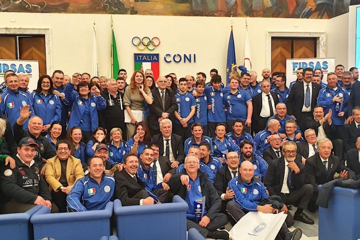 LA FIPSAS PREMIA AL CONI I CAMPIONI 2019 - 