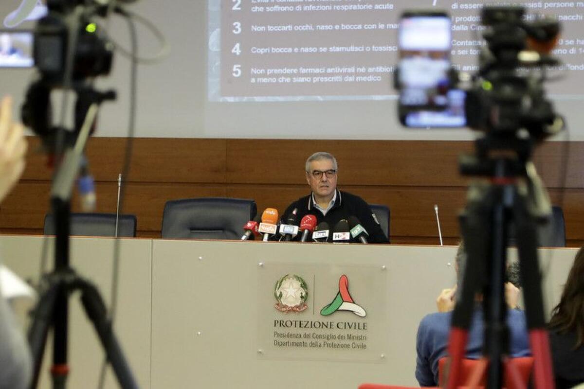 Coronavirus, Borrelli “In Italia 400 contagiati e 3 guariti” - 