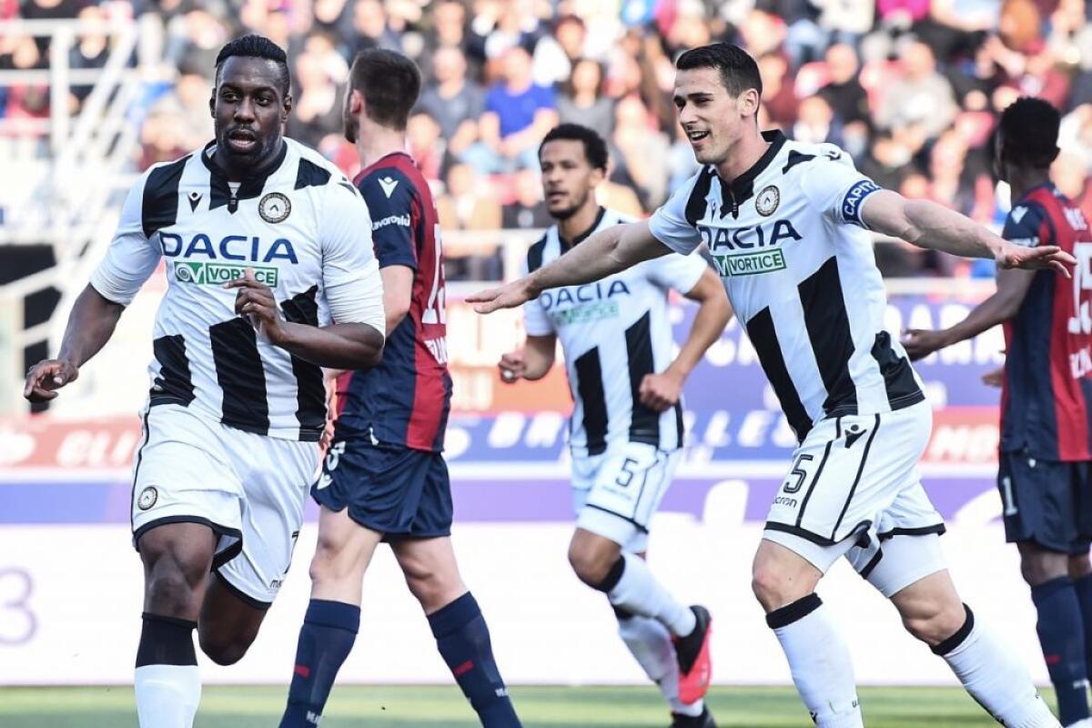 Non basta Okaka, Palacio-gol al 92°, Bologna-Udinese 1-1 - 