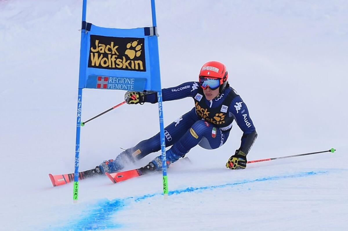 Brignone vince la combinata di Crans Montana e supera Shiffrin -