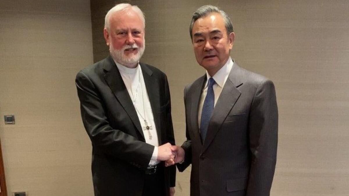 Cina-Vaticano, storico incontro tra ministri degli Esteri - 