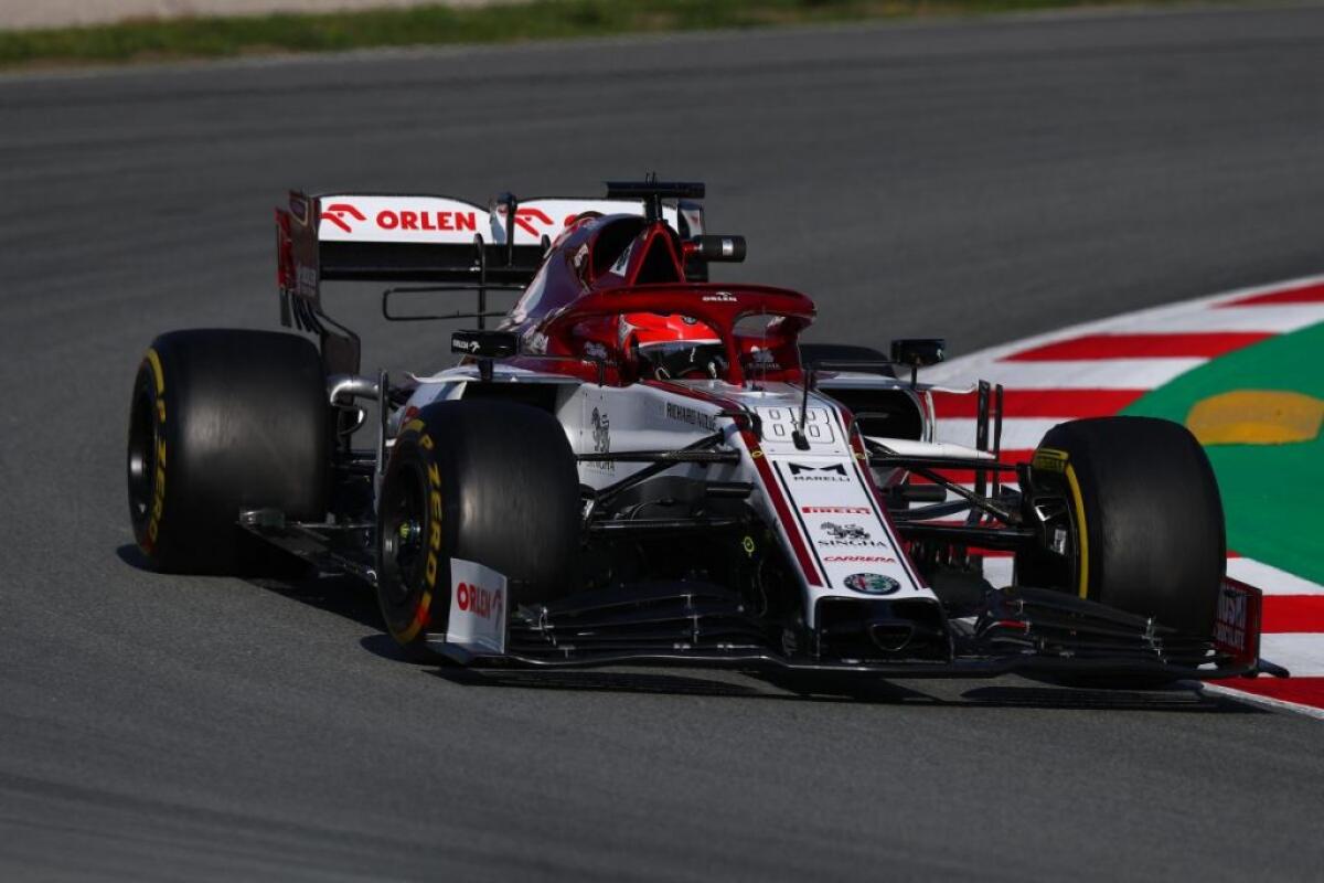 Test F1, miglior tempo per Kubica con l’Alfa Romeo a Barcellona - 