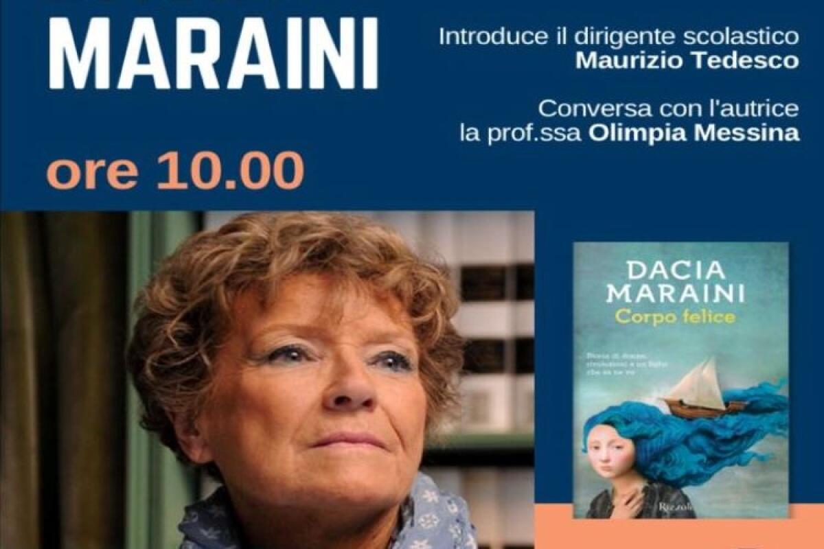 Dacia Maraini presenta al Classico "Corpo felice" - 