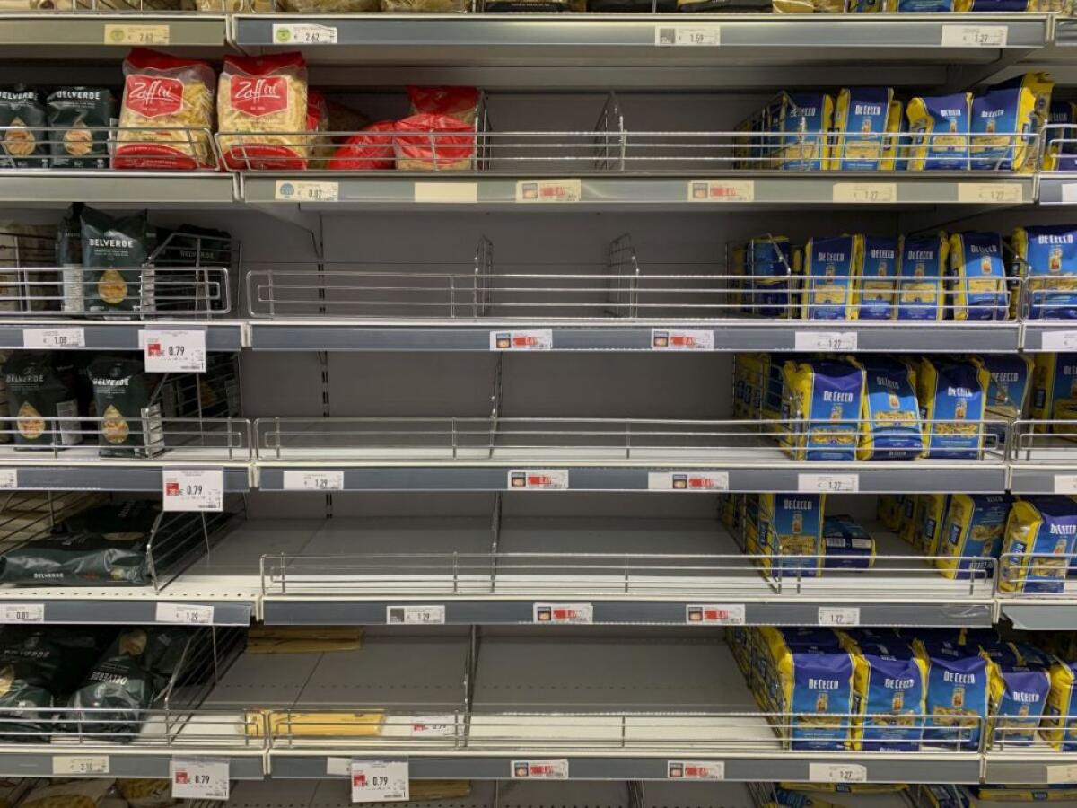 Coronavirus, rientra la corsa ai supermercati - 