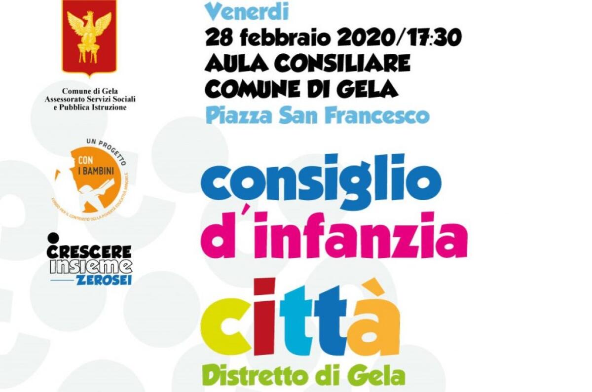 Si insedia il Consiglio d'Infanzia del Distretto di Gela - 