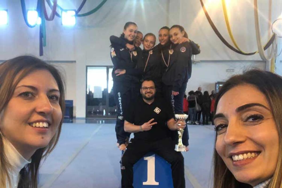 Ginnastica, quintetto gelese vince a Ragusa e conquista la prima del campionato di Serie D - 