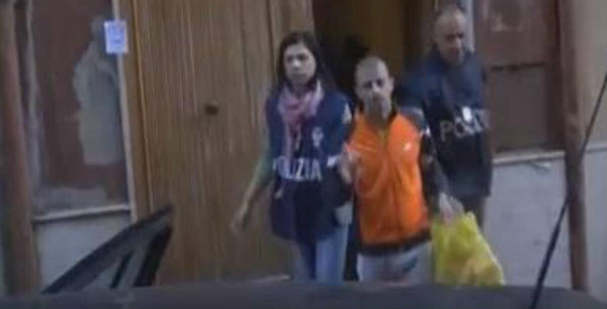 Blitz "Falco", ventidue anni a Pellegrino e pesanti condanne ai complici: cinque assolti - Gianluca Pellegrino al momento dell'arresto nell'operazione "Falco"