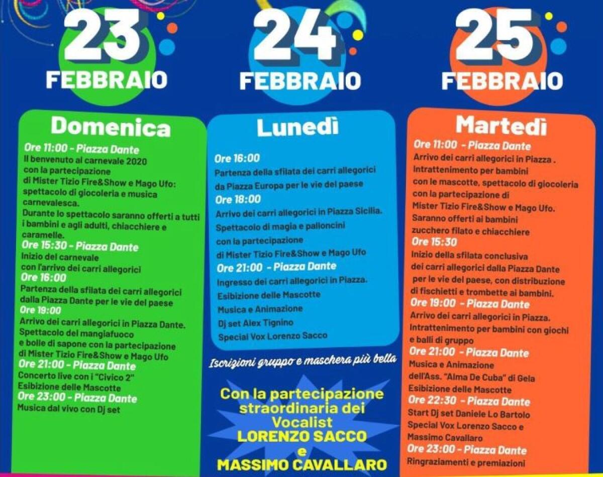 Torna dopo 13 anni il Carnevale a Butera grazie a 15 ragazzi -