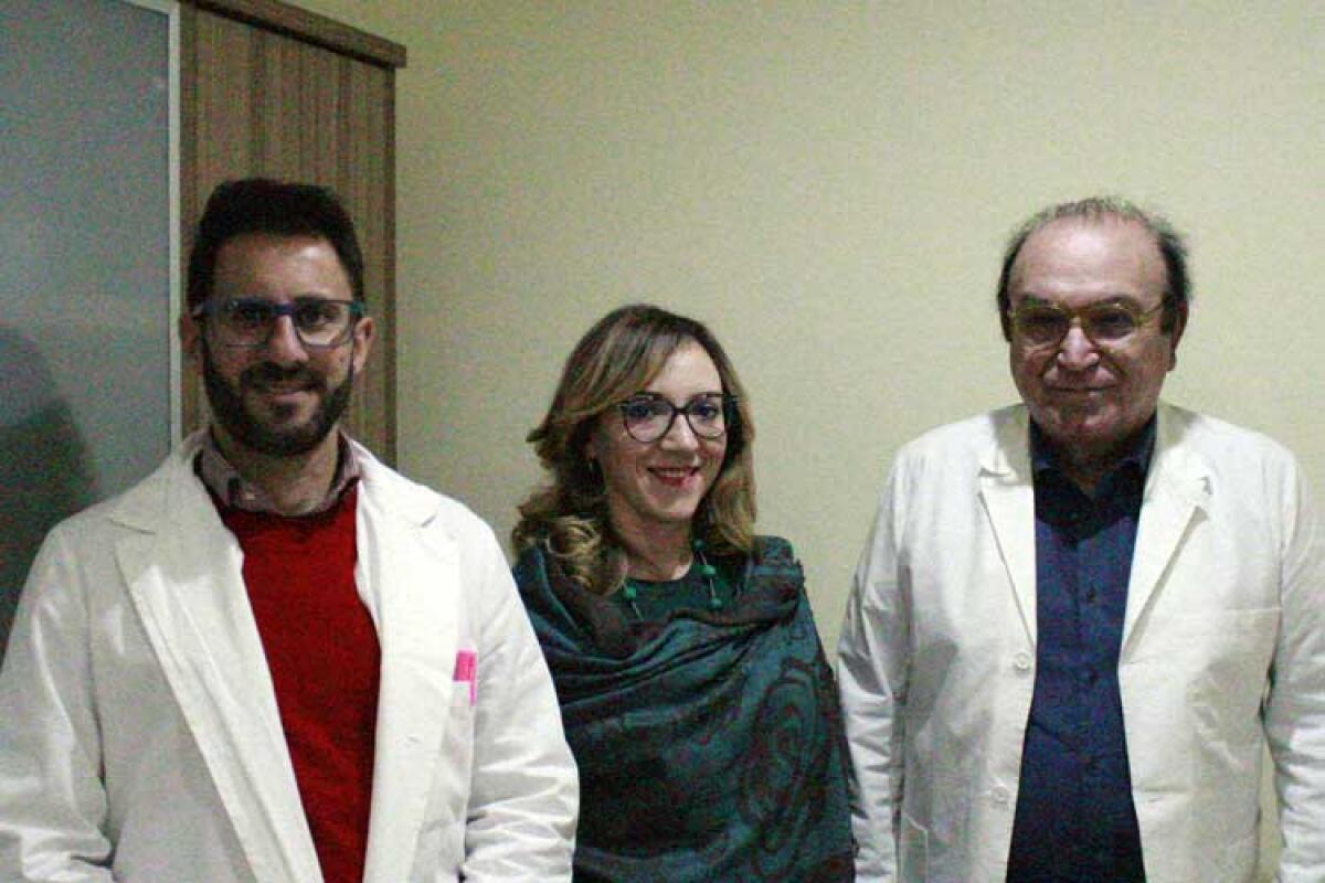 Allarme obesità, Massimo Trovato: "Russare la notte può essere un campanello d'allarme" - Da sinistra: Massimo Trovato, Gianna Vella e Alberto Della Valle. 
