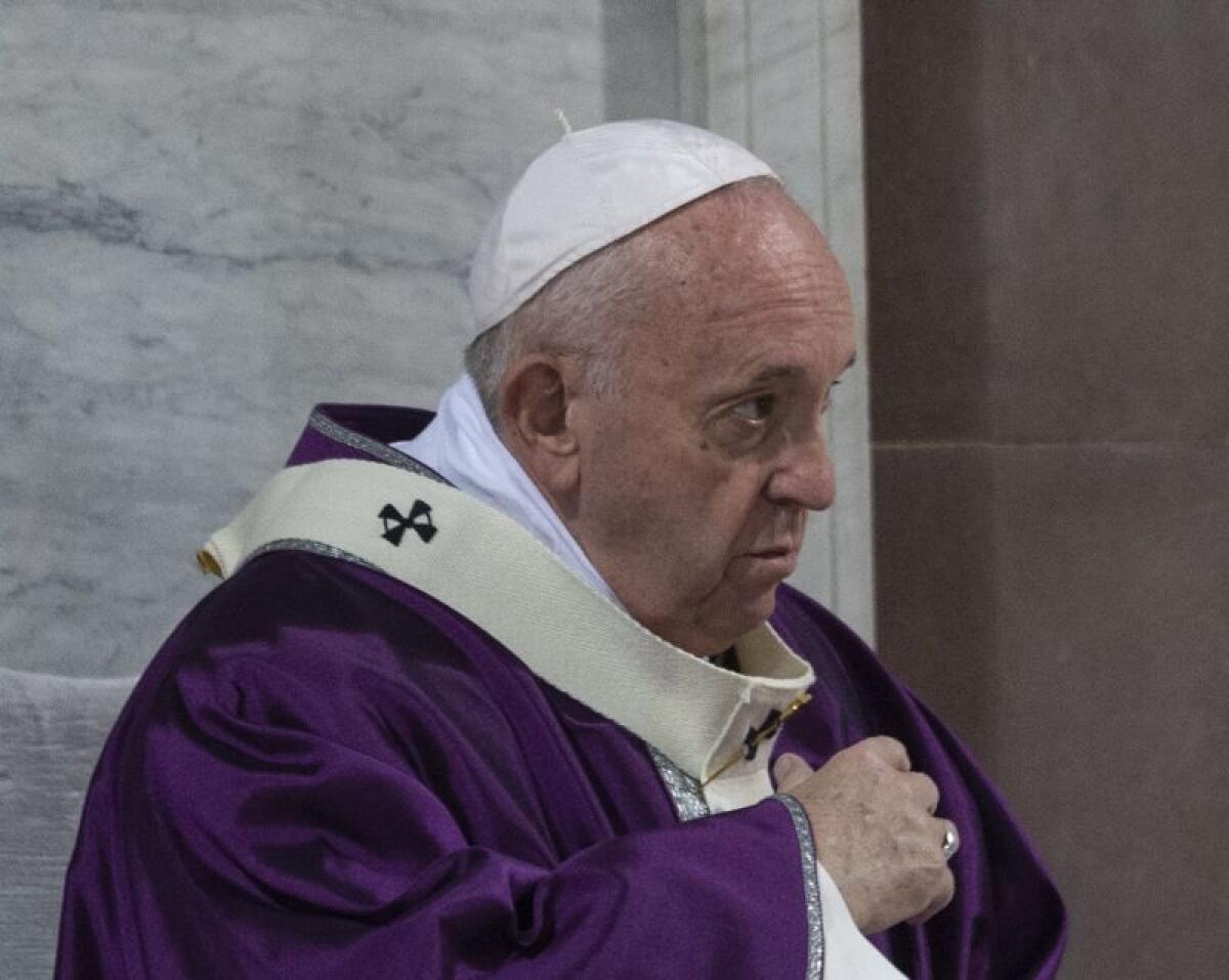 In Vaticano primo caso positivo al coronavirus, Papa “Vicino ai malati” - 