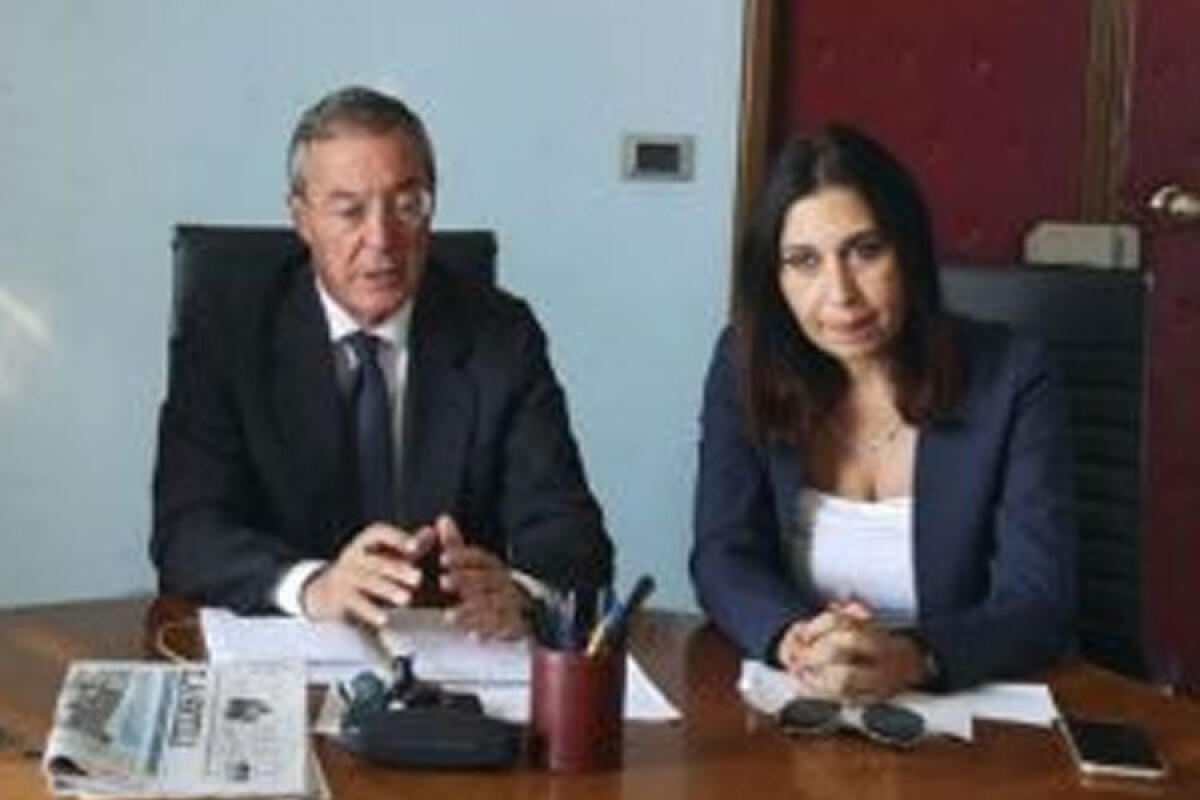 Tamponi anche in ospedale, Gnoffo: adesso Malattie infettive e triage dedicato - Il sindaco Lucio Greco e l'ex assessore Nadia Gnoffo