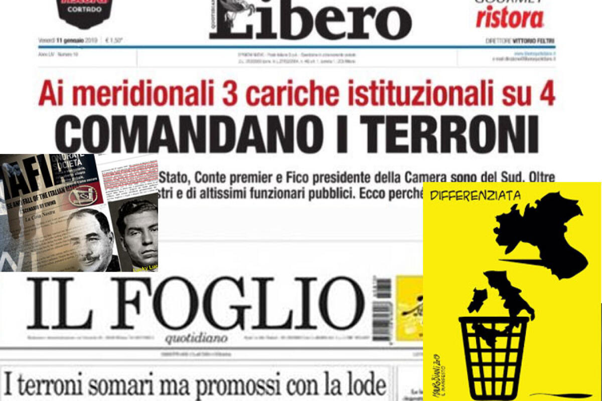 Povertà e ignoranza del sud, argomenti dei pennivendoli da strapazzo del nord - 