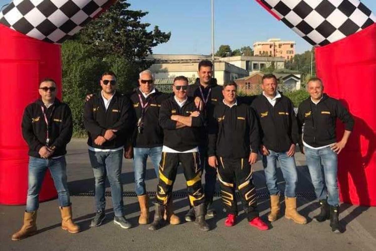 Quad e motoscross, secondo raduno per i "Criminali in quad" - Il direttivo dell'associazione "Criminali in quad" presieduto da Natale Scerra.