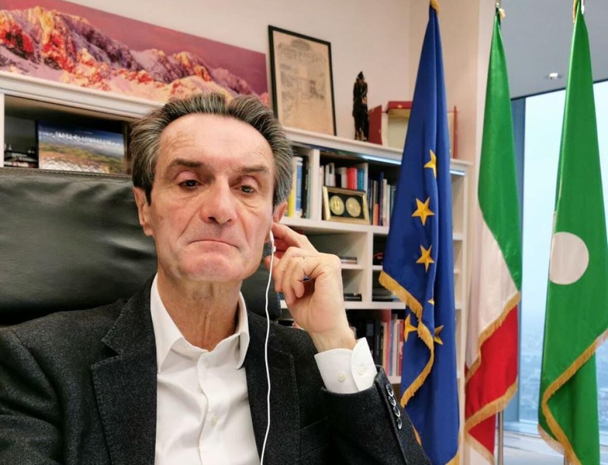 Fontana “In Lombardia progressione contagio non e’ piu’ esponenziale” - 