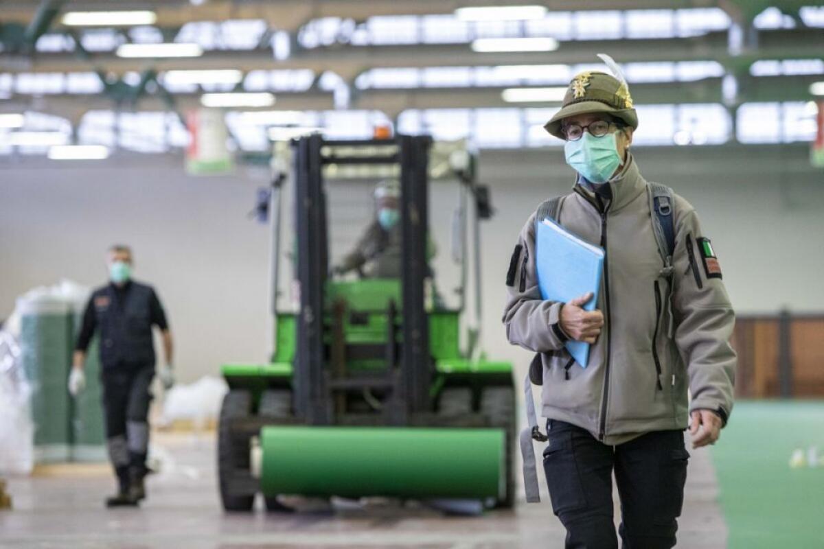 Coronavirus, da Intesa Sanpaolo 350mila euro per ospedale alpini Bergamo - 