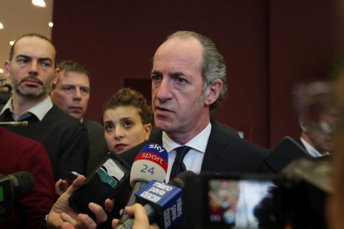 Zaia “Pronti a richiudere in Veneto se i casi salgono” - 