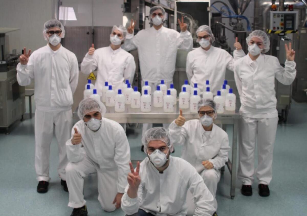 Coronavirus, da Menarini nuove donazioni e record gel disinfettante - 