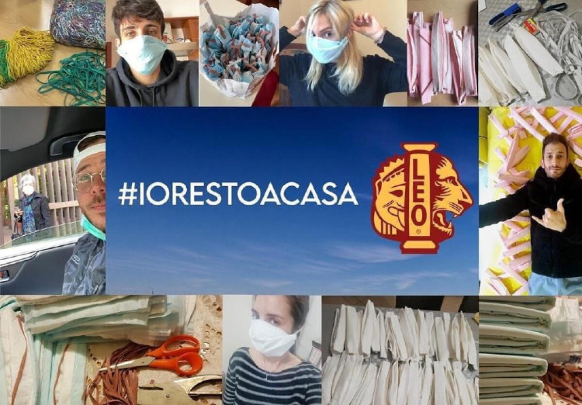 Visiere protettive per l'ospedale e 10 quintali di derrate alimentari: donazioni da Leo e Lions - 