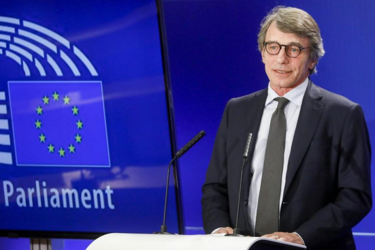 Coronavirus, Sassoli “L’Ue ha aperto il cantiere della ricostruzione” - 