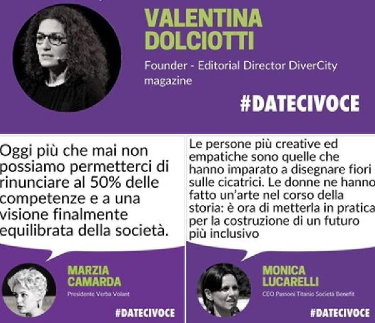 Parita’ di genere, Dateci Voce lancia sabato un flashmob virtuale - 